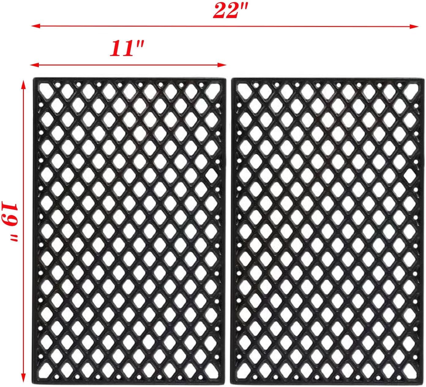 HDW195 Grill Grates Replacement Parts for Traeger Pellet Grill Parts Ironwood 650 Pro 575 Pro Series 22 Mesa 22 Eastwood 22 Smoker Grate Camp Chef Grill Parts Smoke Pro DLX 24 Cast Iron Cooking Grids - Image 2