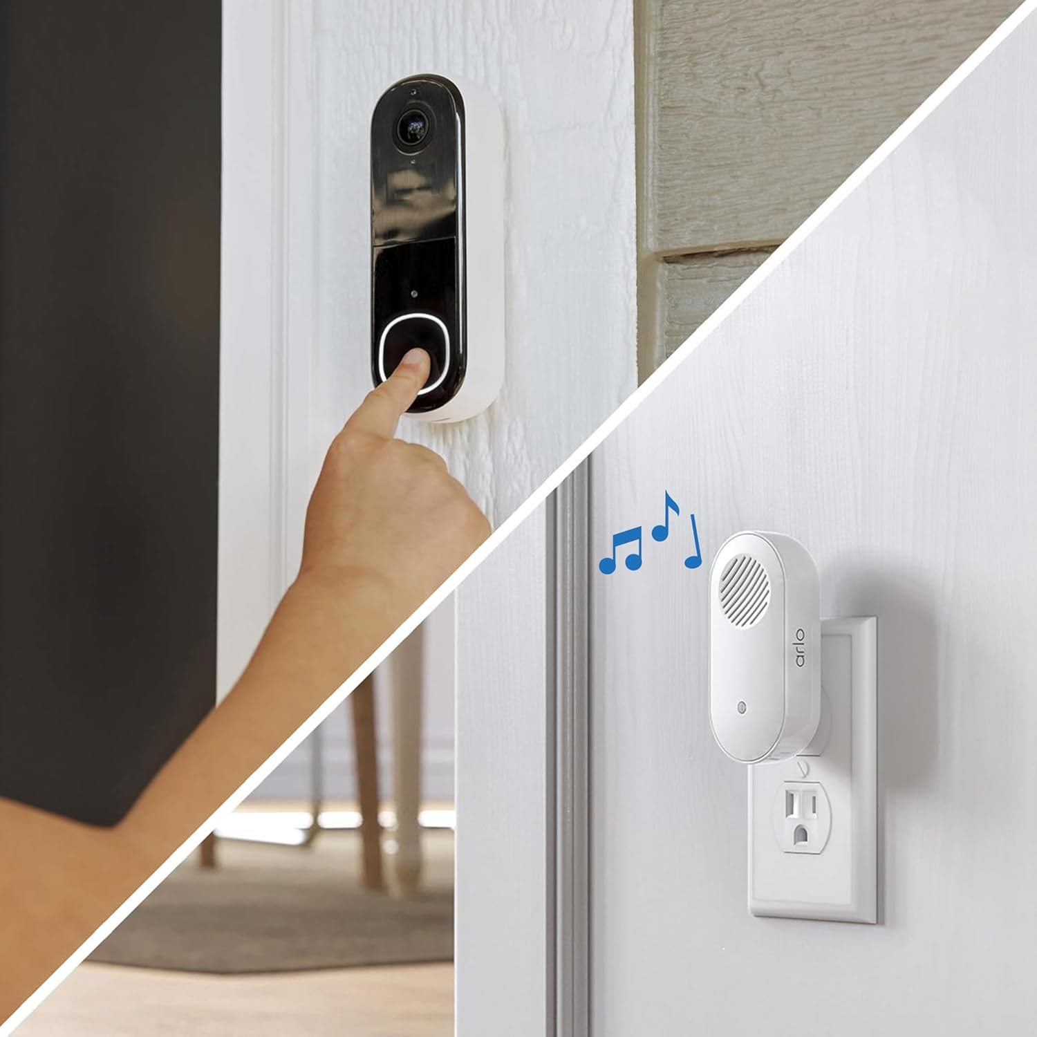 Arlo Chime 2, Built-in Siren, Audible Alerts, Customizable Melodies, Wi-Fi Connected, Compatible with: Wired/Wireless Doorbell Camera, Security Cameras,Smart Home Devices(Does not Work: Pro, Ultra) - Image 3