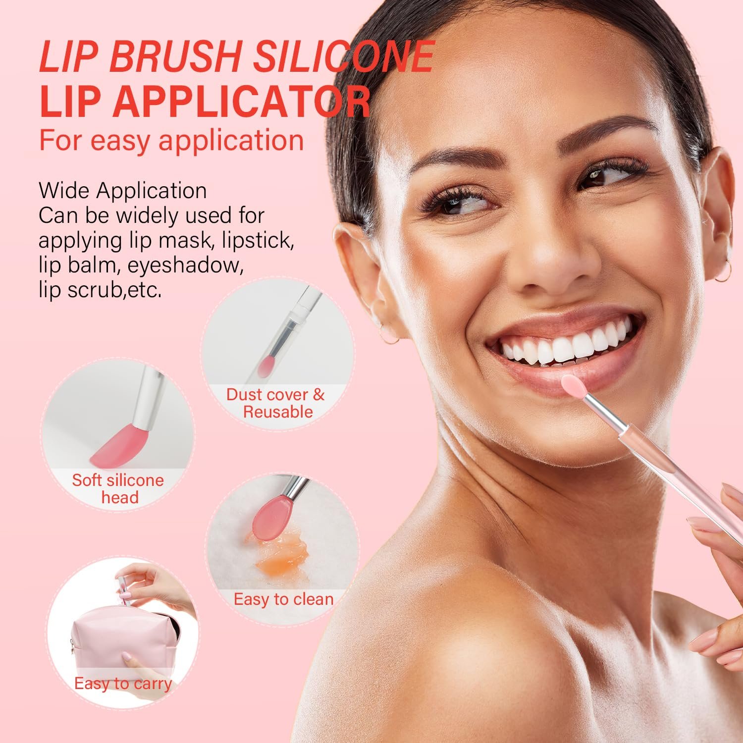 Lip Mask Set 4 Pcs, Overnight Lip Sleeping Mask with Shea Butter, Hyaluronic Acid & Vitamin C Nourishes Hydrates Dry, Flaky Lips, Moisturizing Lip Repair Balm & Butter, Lip Care Gift for Women - Image 6