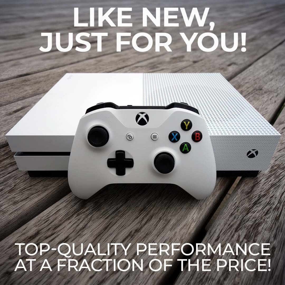 Zeust Xbox One S 512GB Console Bundle - Includes the Xbox One S 500 GB Console White, 1 Wireless Controller, HDMI Cable, and Microfiber Cloth - Compact Digital Gaming Kit (Renewed) - Image 6