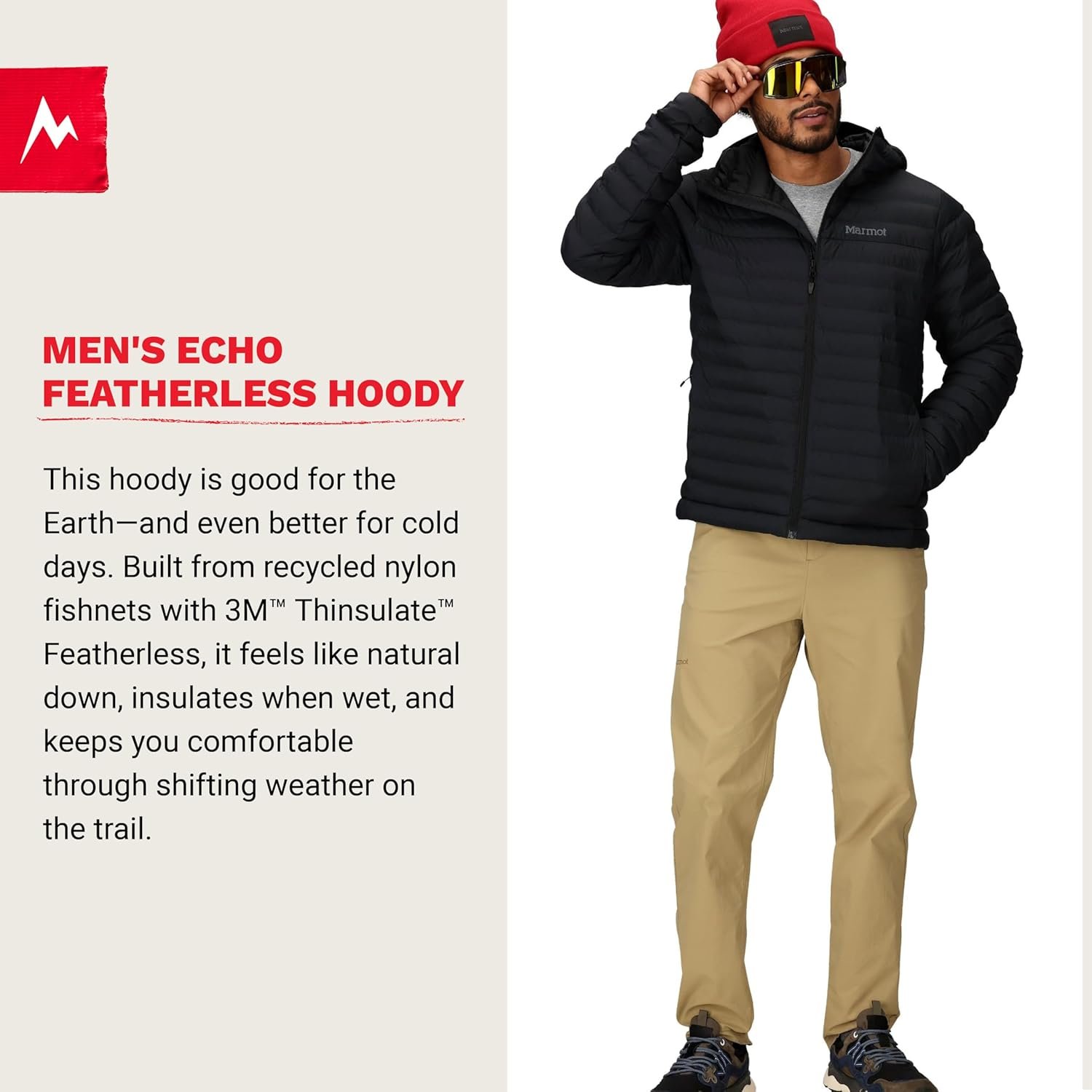 MARMOT Men's Echo Featherless Hoody - Lightweight Down-Alternative Puffer Jacket with Hood - Image 4