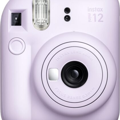 Fujifilm Instax Mini 12 Instant Camera (Lilac Purple) (Renewed)