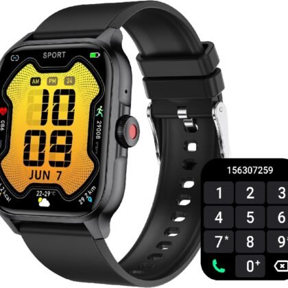 Smart Watch for Men Women(Answer/Make Call), 2025 New Smartwatch 1.85" HD Fitness Watch with 100+ Sport Modes, Heart Rate, Sleep Monitor, Pedometer, IP68 Waterproof Activity Tracker for Android iOS