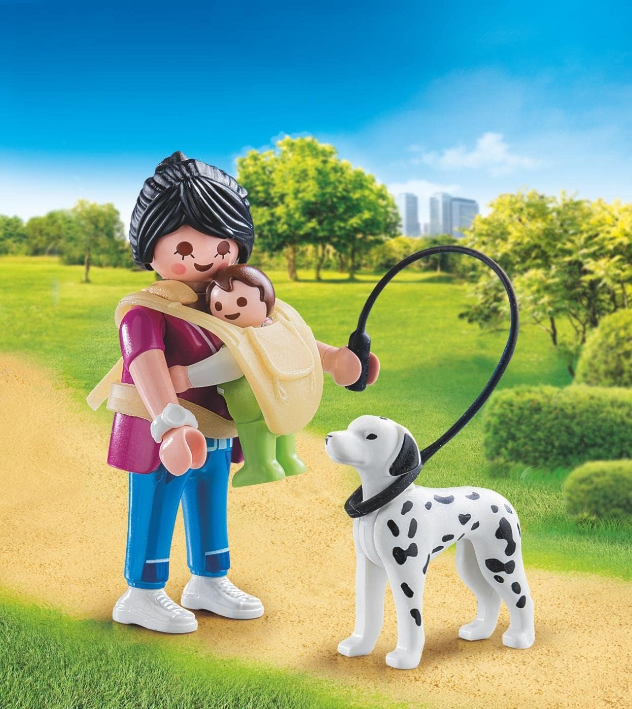 Playmobil 70154 Special Plus Mama with Baby and Dog ful, Fun Imaginative Role-Play, PlaySets Suitable for Children Ages 4+ - Image 2