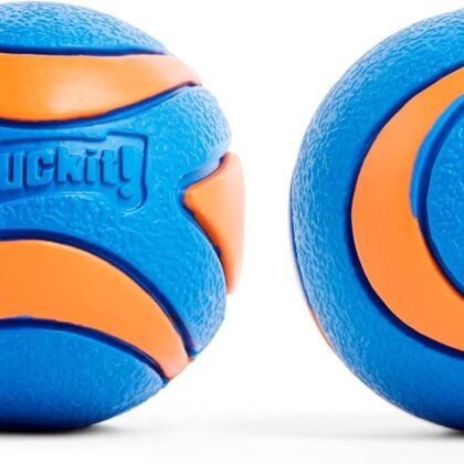 Chuckit! Ultra Squeaker Ball Dog Toy, Small (2 Inch) 2 Pack for Small Breeds