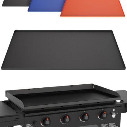 KITCHEN PERFECTION 36" Premium Silicone Griddle Cover Mat For Blackstone Griddle 36 Inch - Hermetic Protection From Rust & Debris All Year, Fits All Blackstone 36 Inch Models - Food Grade Silicone