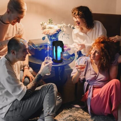 TXEsign Travel Carrying Strap for JBL Pulse 5 - Portable Speaker, Travel Speaker Case Protective Cover with Adjustable Shoulder Strap Mesh Cover