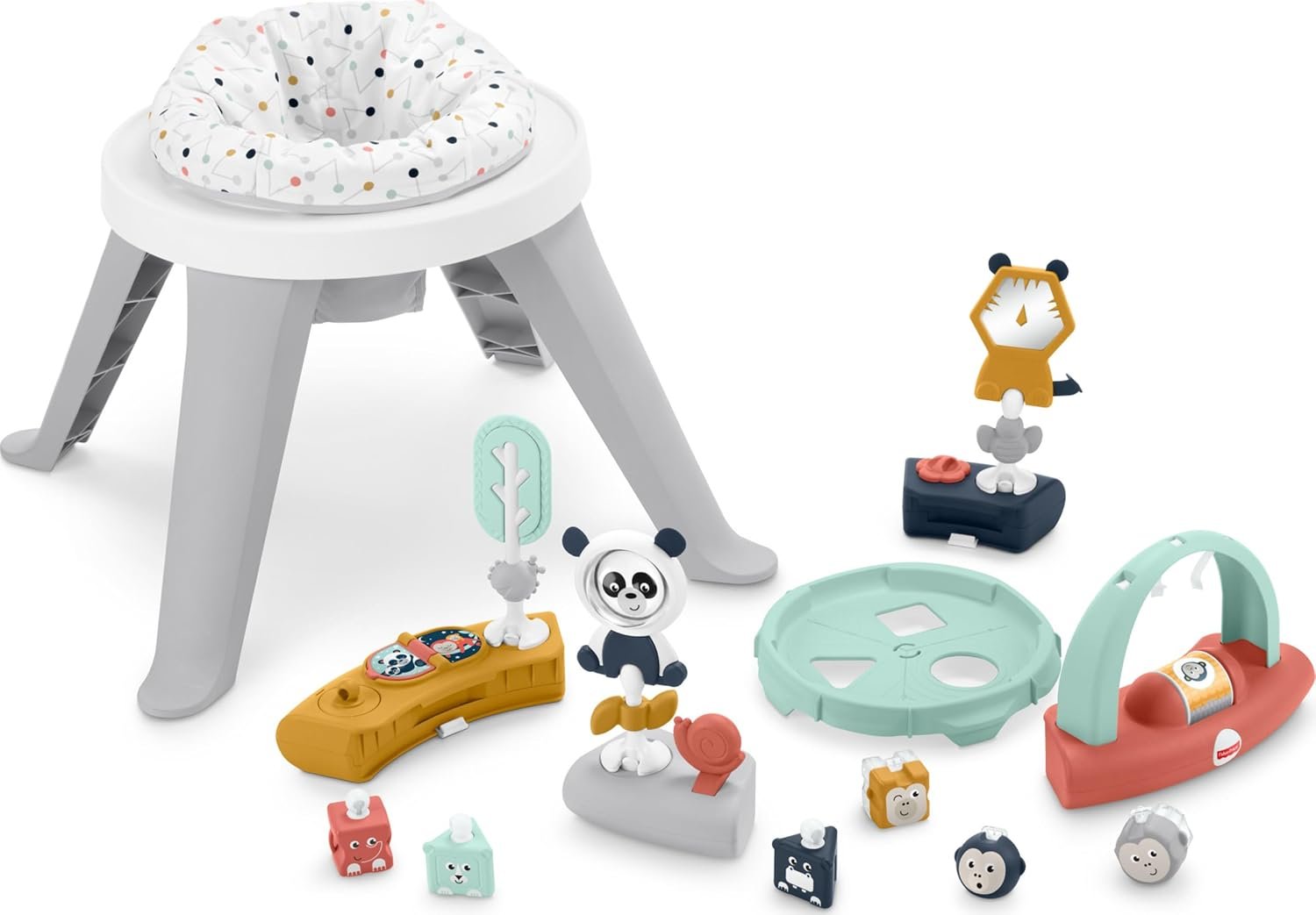 Fisher-Price Baby to Toddler Toy 3-in-1 Spin & Sort Activity Center and Play Table with 10+ Activities, Happy Dots - Image 6