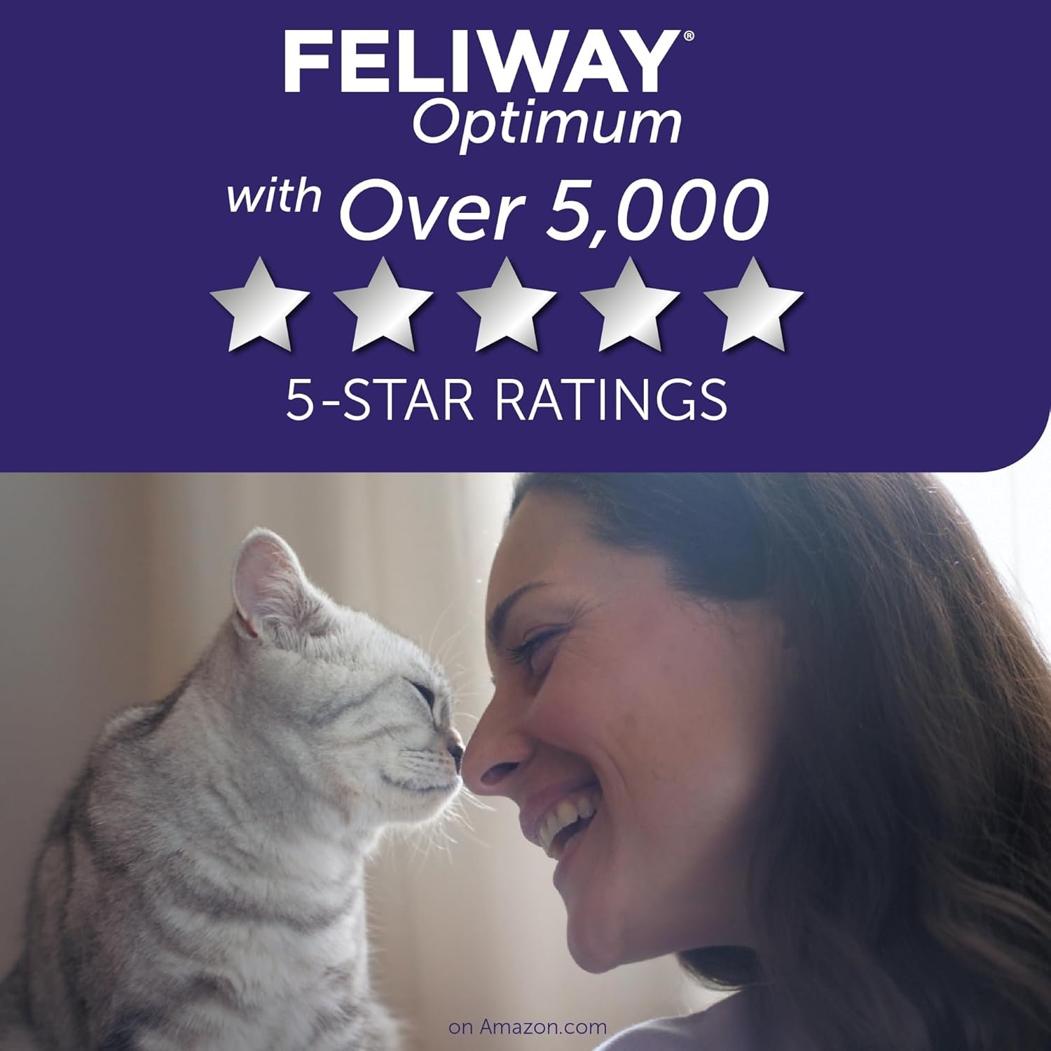 FELIWAY Optimum Cat, Enhanced Calming Pheromone Diffuser: 1 Diffuser Kit & 3 Refills - Image 6