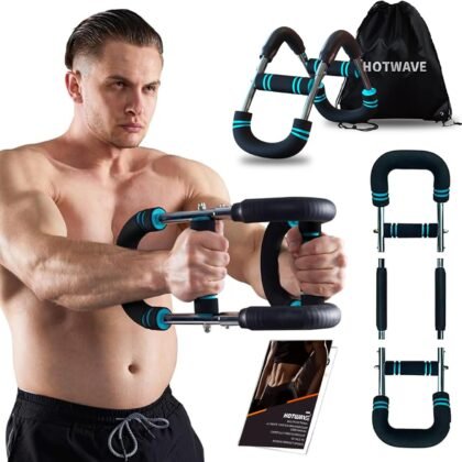 HOTWAVE Twister Arm Trainer, Chest Workout Equipment Exerciser for Men, Adjustable Arm and Chest Twister Trainer for Women - Portable Home Strength Training Fitness Equipment for Upper Body Muscle