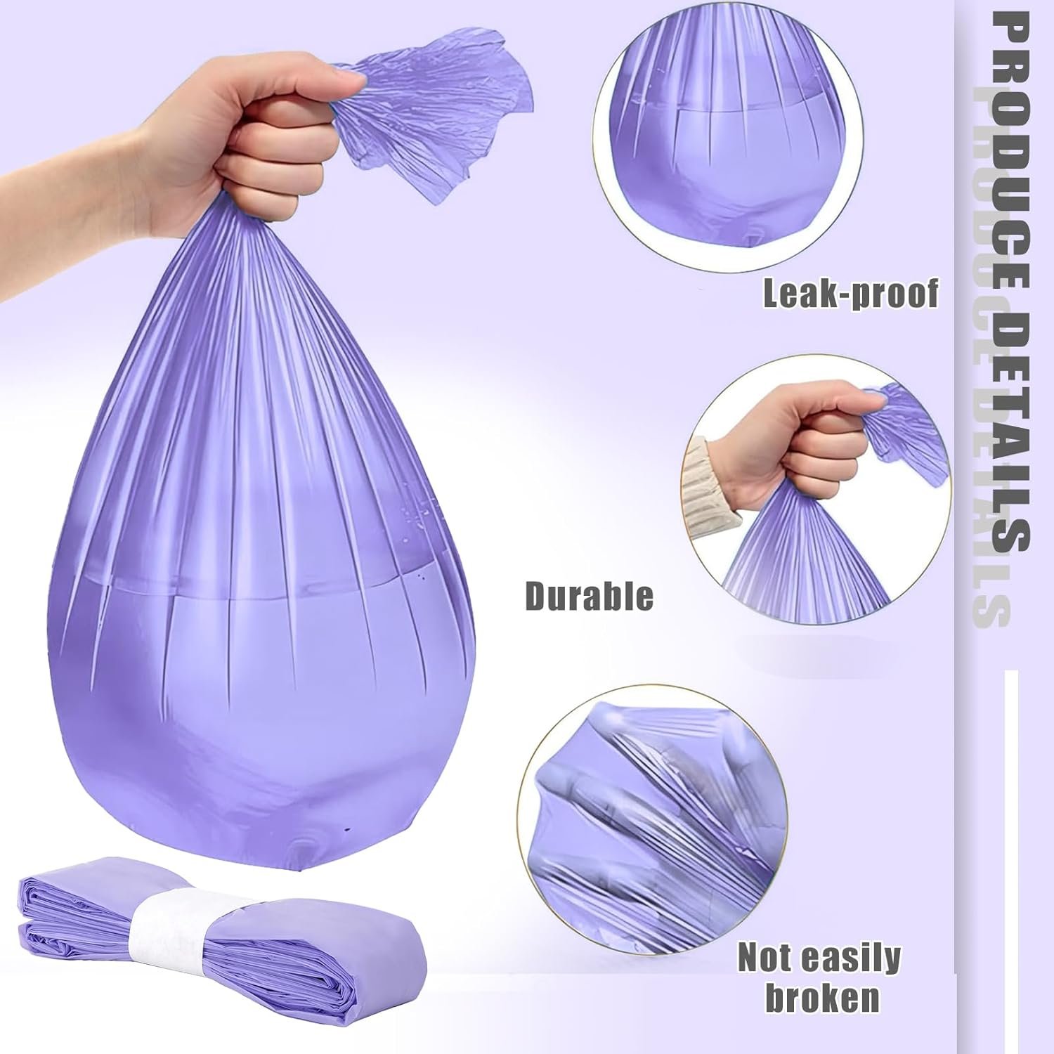 12 Pack Cat Litter Refills, Compatible with Genie Bag Refills, Enhanced Odor Control, Includes One Non-Original Refill Box (Purple) - Image 6