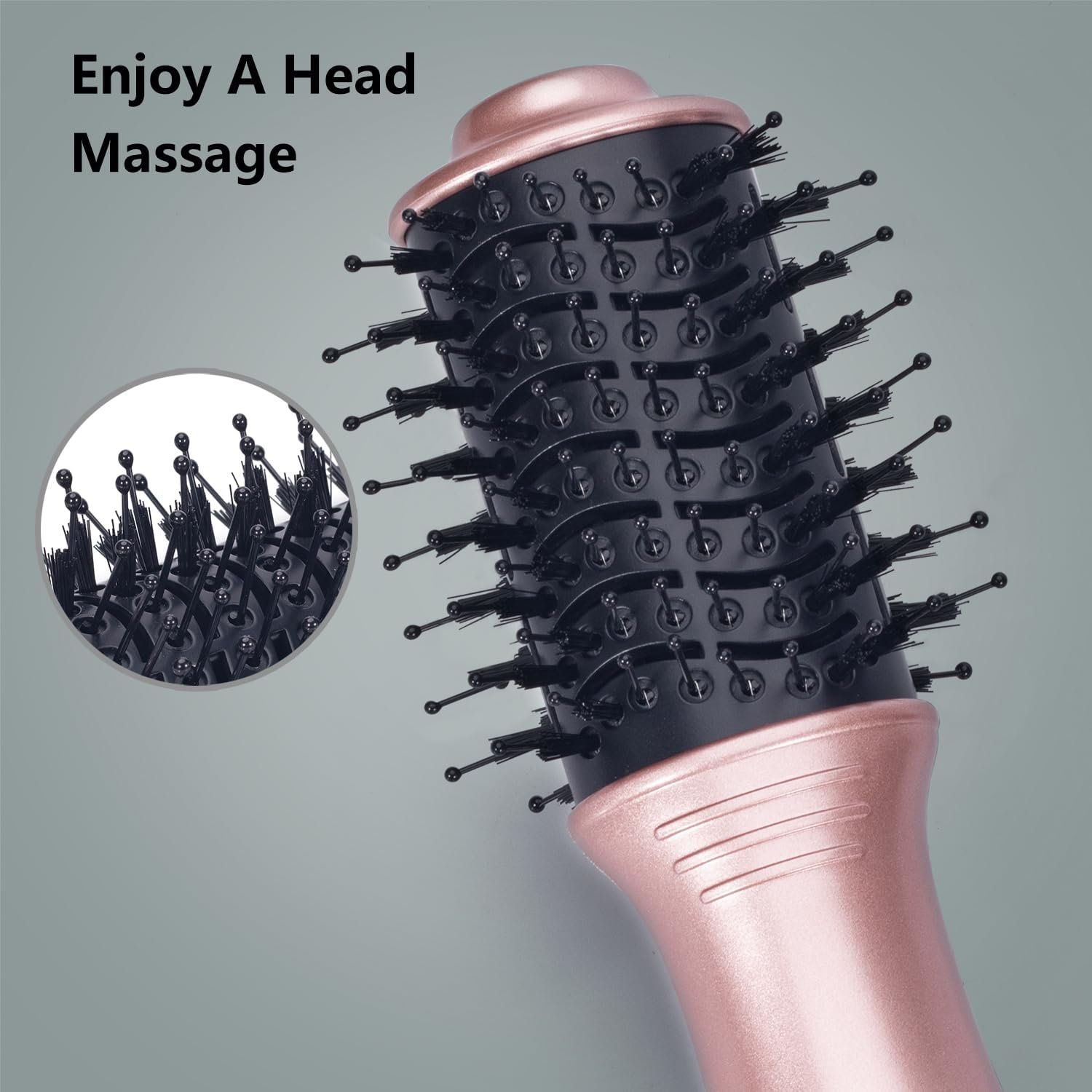 DAN Technology one Step HairDryer and volumizer,Small Hairbrush drye,2 inch Lightweight Electric Brush Hair, Small Brush Hair dryers for Women… - Image 5