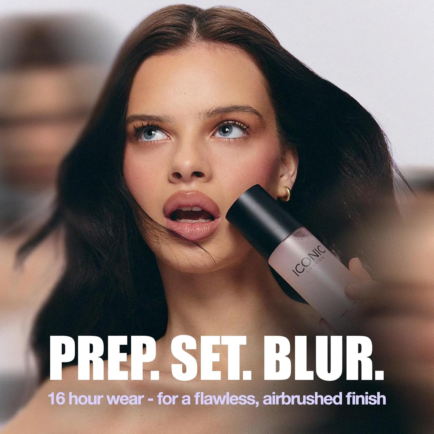 ICONIC LONDON Prep Set Blur Setting Spray | Makeup Fixing Spray, Blurs Imperfections and Gives Skin a Radiant Glow, Vegan Makeup, 30 mL / 1 Fl Oz. - Image 6