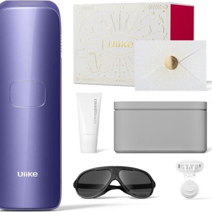 Ulike Laser Hair Removal, Air 3 IPL Hair Removal with Gift Set, Sapphire Ice-Cooling for Nearly Painless Treatment & Long-Lasting Hair Removal Results, Safe for Whole Body Use