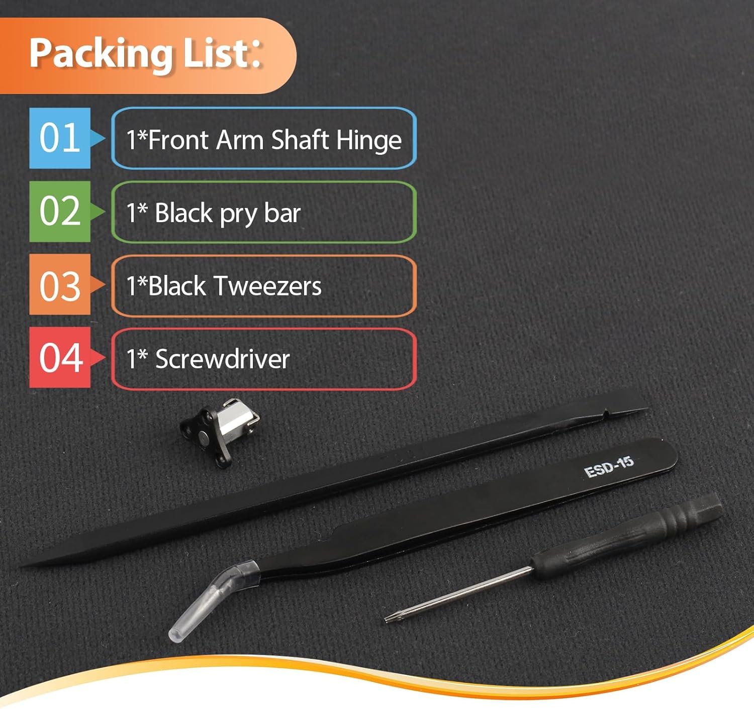 Front Arm Axis Replacement for DJI mini 4 pro/Mini 3 Front Arm Hinges Arm Shaft for DJI mini 4 Pro Drone Accessories Parts with Repair Tools - Image 6