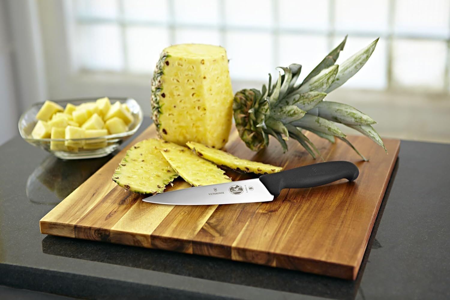 Victorinox Fibrox 6 Inch Straight Chef's Knife,Black - Image 6