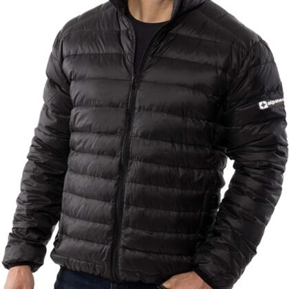 Alpine Swiss Niko Mens Puffer Jacket Down Alternate Insulated Coat Packable Water-Resistant Windproof Outerwear Zip Pockets