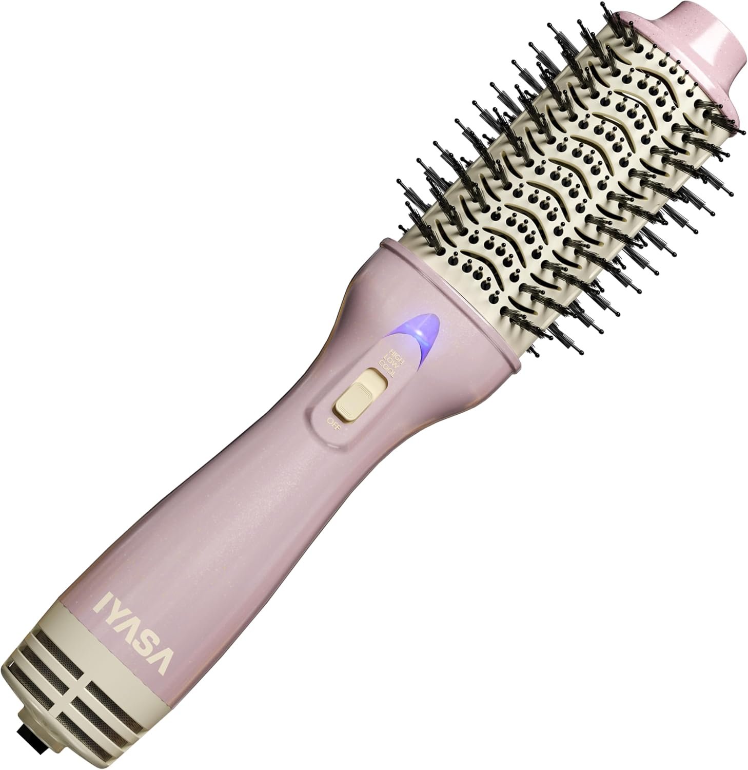 Premium 4-in-1 Oval Blow Dryer Brush, One-Step Hot Air Brush for Smooth, Hair Dryer & Volumizer, Salon Quality, Ionic Blow Dryer Styler & Straightener, Anti-Frizz, Large 3" Barrel, 13" Long