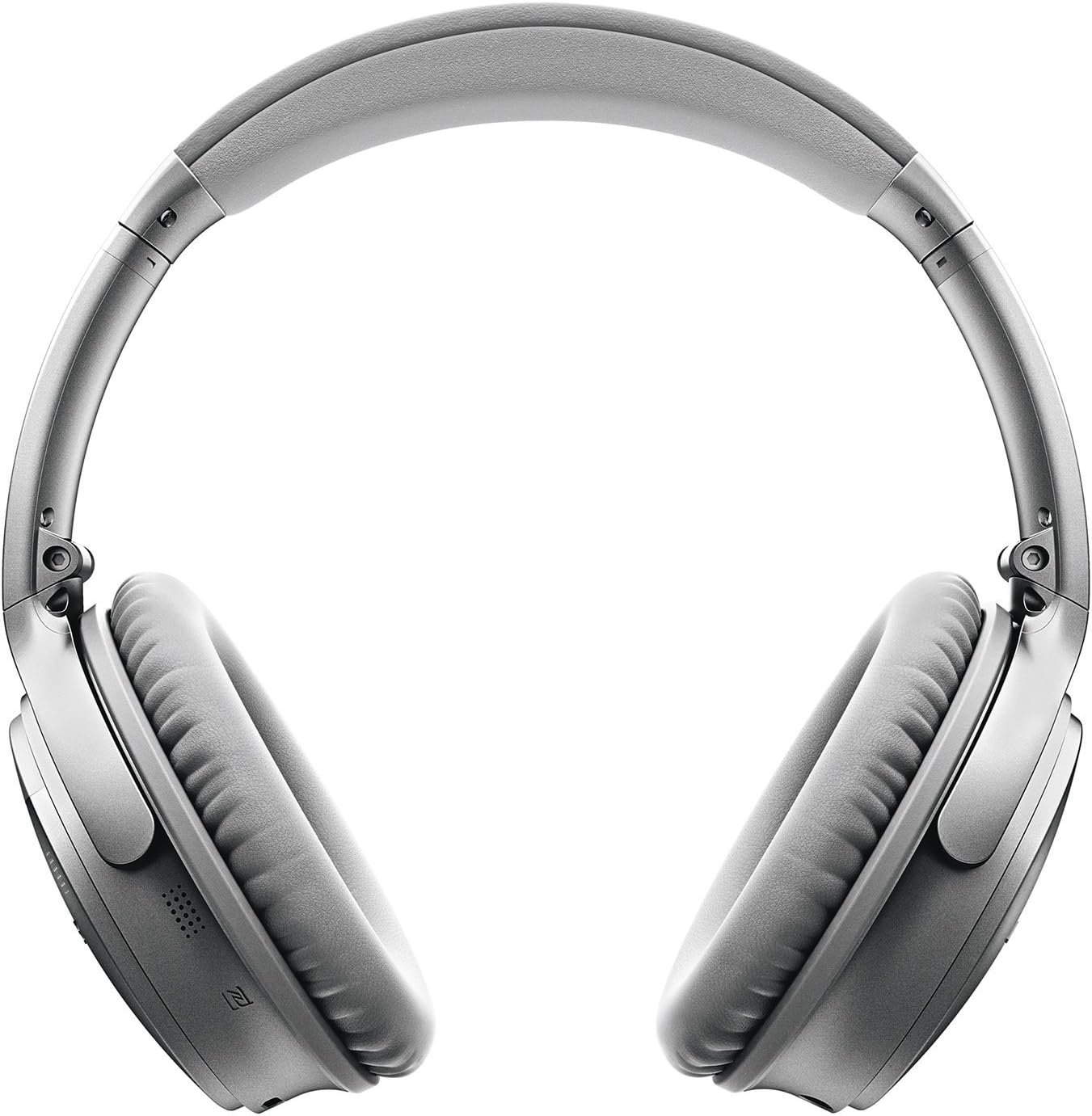 Bose QuietComfort 35 (Series I) Wireless Noise Cancelling Headphones - Silver (Renewed) - Image 4