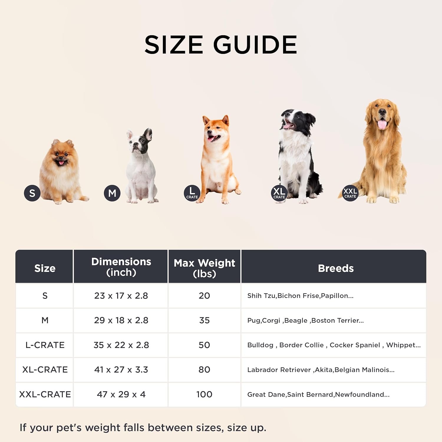 Bedsure Dog Beds Large Sized Dog- Orthopedic Pet Beds for Crate with Removable Machine Washable Cover, NOT Waterproof Egg Crate Foam Puppy Mat, Suitable for Pet Up to 50 lbs, 35x22x2.8, NOT Chewproof - Image 6