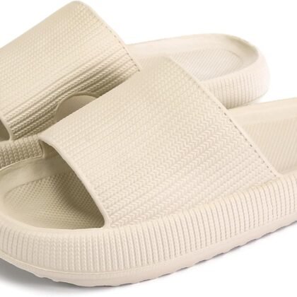 rosyclo Cloud Slippers for Women and Men, Pillow House Slippers Shower Shoes Indoor Slides Bathroom Sandals, Ultimate Comfort, Lightweight, Thick Sole, Non-Slip, Easy to Clean