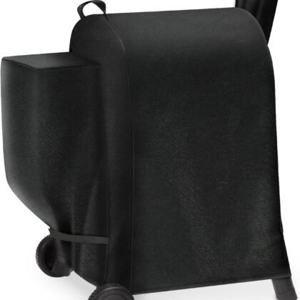 Grill Cover for Traeger Pro 575 22 Lil' Tex Elite Wood Pellet Smoker Replacement Parts BAC503 600D Outdoor Waterproof BBQ Covers for Z Grills 550B Grilling Accessory