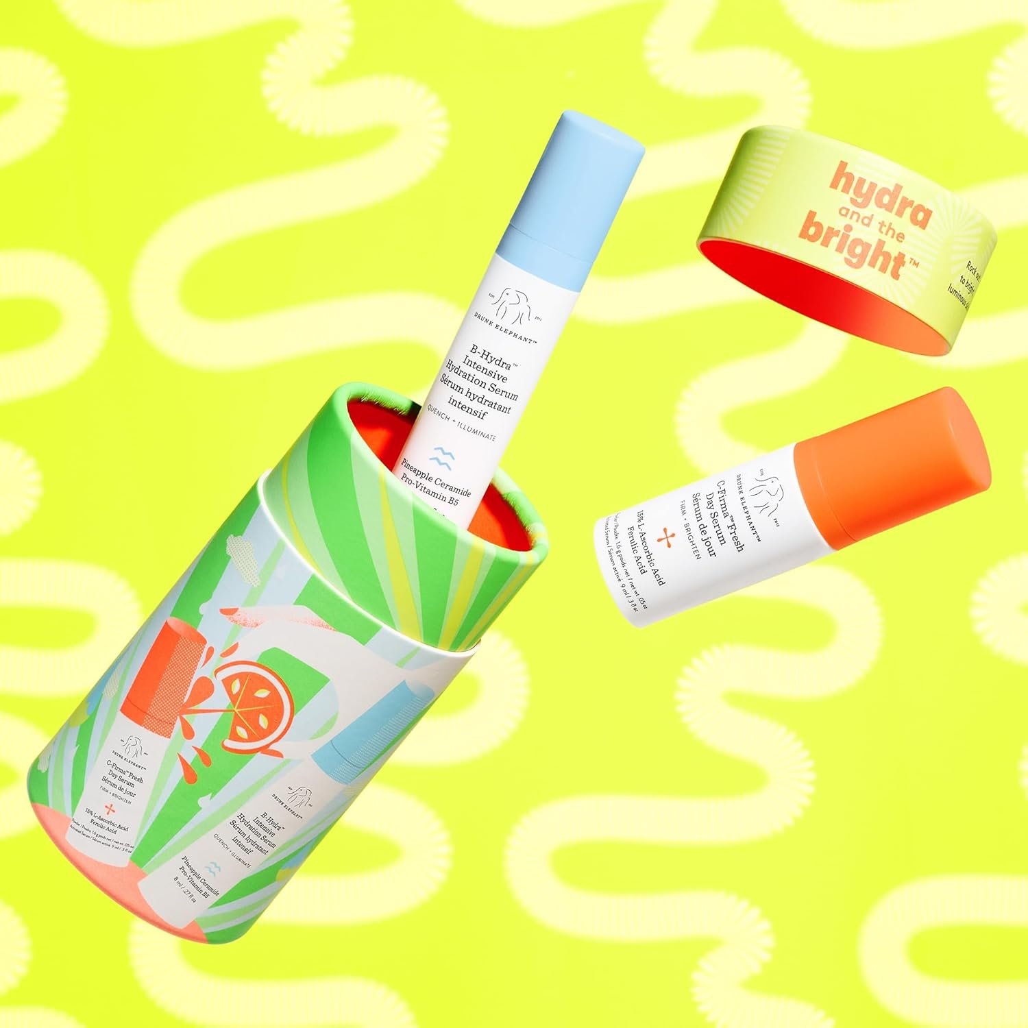 Drunk Elephant Hydra and the Bright - Includes C-Firma (9 ml) and B-Hydra (8 ml) - Clean Clinical Skincare - Cruelty-Free - Dermatologist-Tested - Free of Essential Oils, Silicones, and Fragrance - Image 6