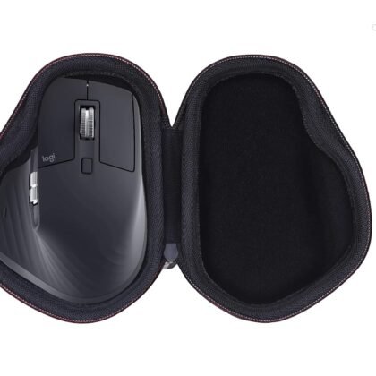 LTGEM Case Compatible with Logitech MX Master 3S / Master 2S / Master 3 / MX Master 4 Wireless Performance Mouse, Black(Case Only)