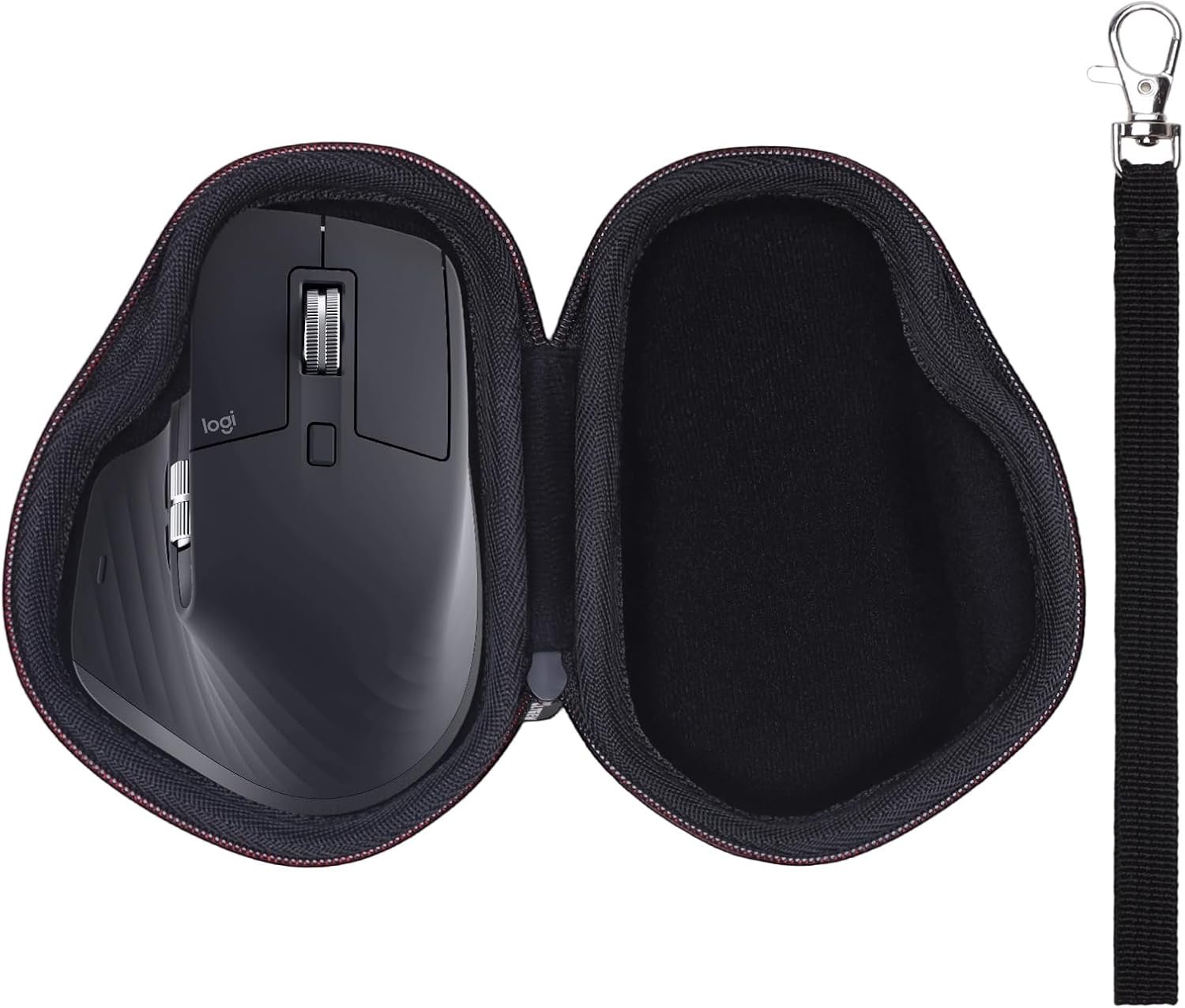 LTGEM Case Compatible with Logitech MX Master 3S / Master 2S / Master 3 / MX Master 4 Wireless Performance Mouse, Black(Case Only)