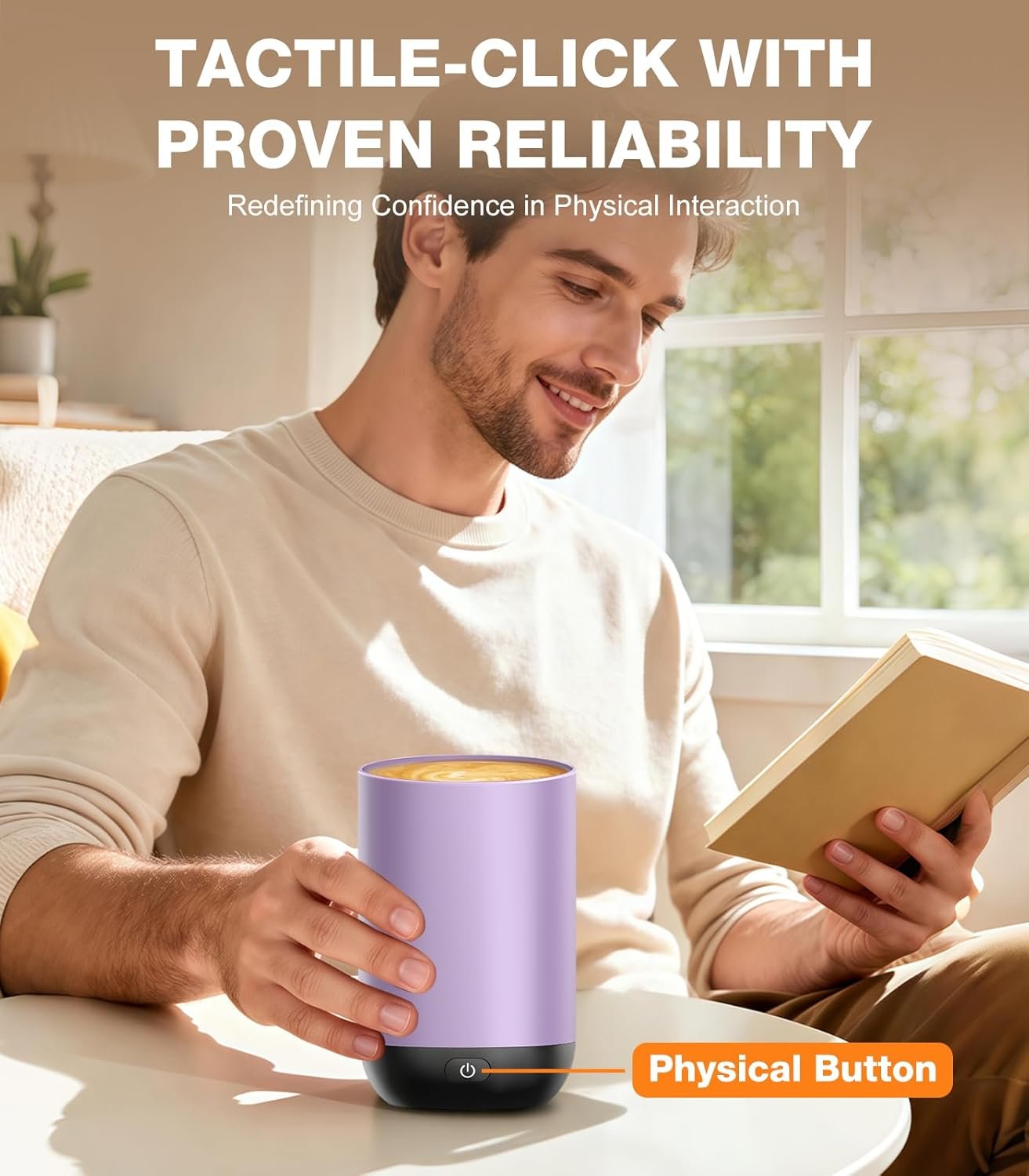 Self-Heating Coffee Mug T1, 16oz Rechargeable Heated Coffee Mug, Smart Coffee Warmer Mug with App-Controlled,Advanced Temperature-Controlled Heating Coffee Gifts for Women Men Coffee Lover - Image 5