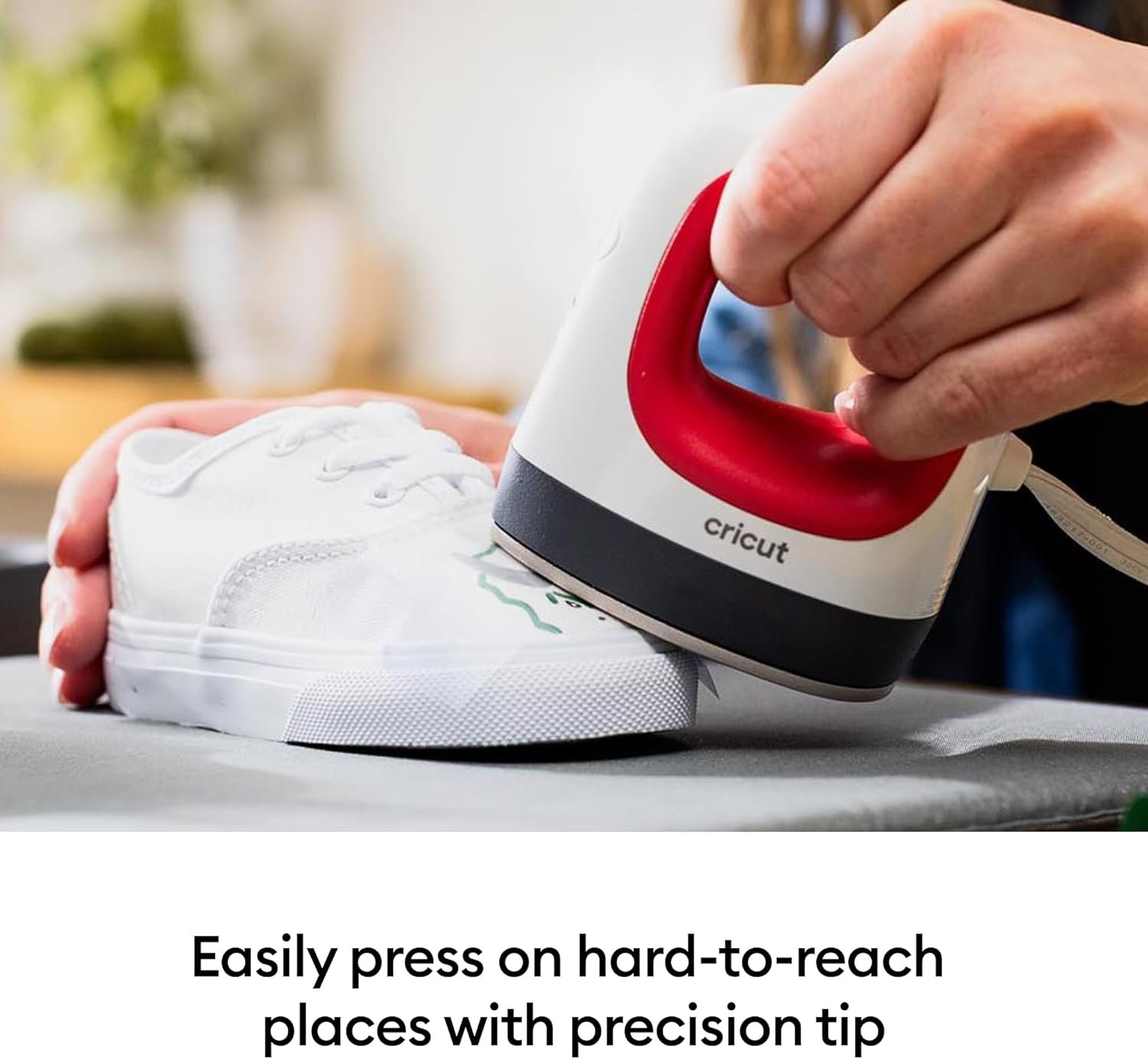 Cricut EasyPress Mini Heat Press + Heat Press Mat - for Pressing Small Objects Like Shoes, Stuffed Animals, Hats & More - 3 Heat Settings & Precision Tip - Compact & Lightweight - Raspberry - Image 2