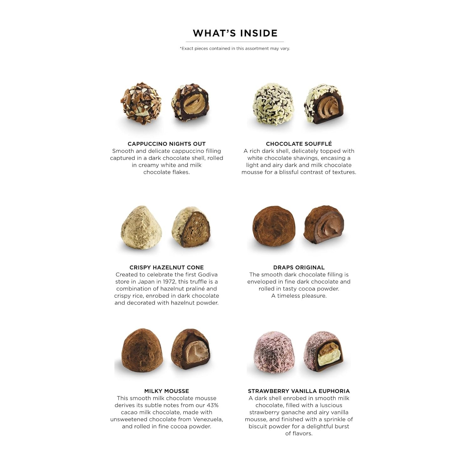 Godiva Signature Truffle Gift Box, Belgian Dark and Milk Chocolates with Ganache Center, Gourmet Gift for Birthdays, Holidays, Kosher, 15 Pc - Image 3