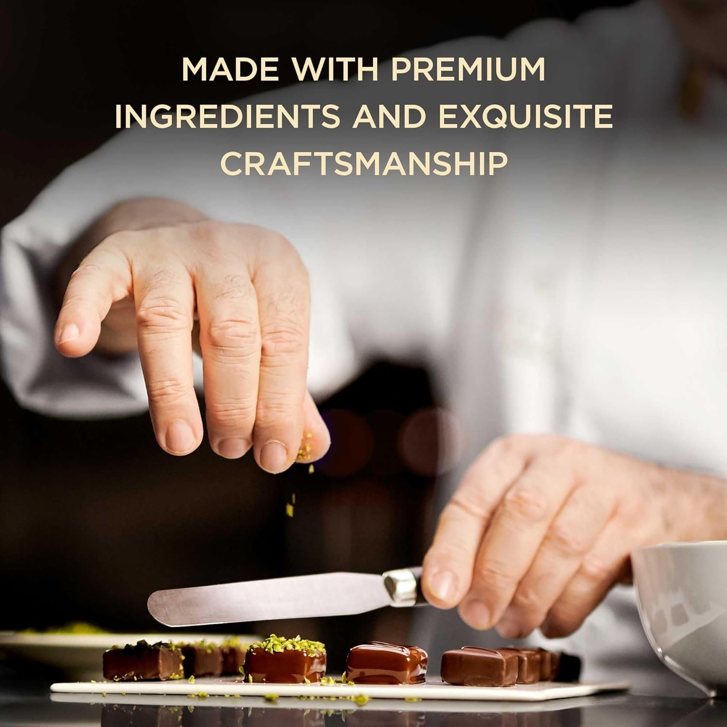 Godiva Gold Heart Belgian Chocolate Box, Assorted Chocolates with Ganache and Pralinés, Elegant Valentine’s Day Gift for Her, 14 Pc - Image 5