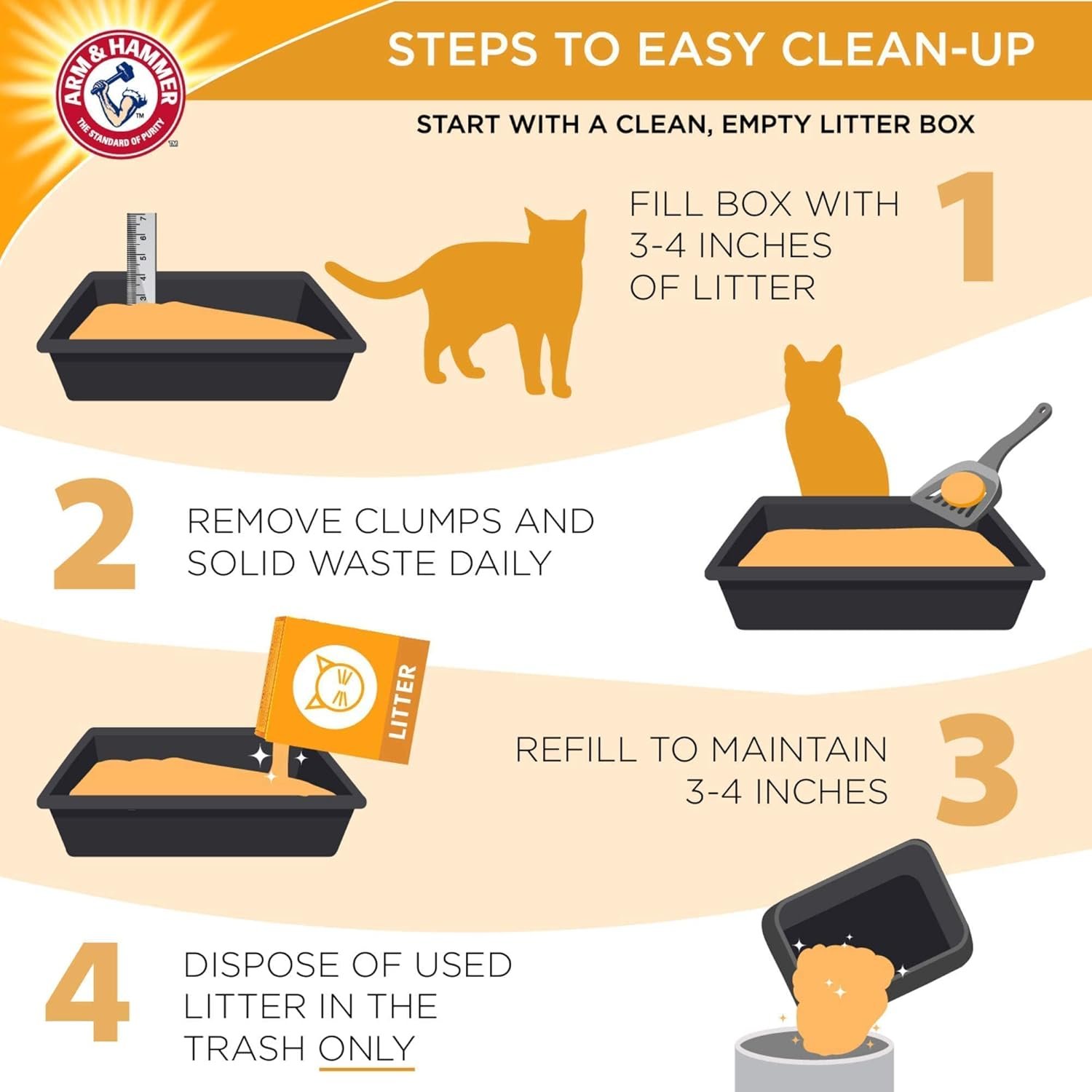 Arm & Hammer Super Scoop Clumping Litter Fresh Scent 14lb - Image 10