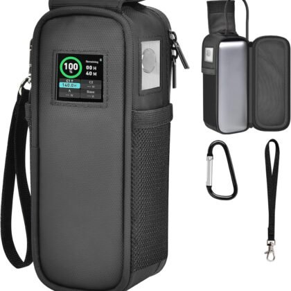 Case Compatible with Anker Prime 27,650mah Power Bank 250w, Laptop Phone Computer Battery Chargers Travel Carrying Holder for Anker 737 Portable Charger Fast Charging &USB Cables, Adapters (Bag Only)