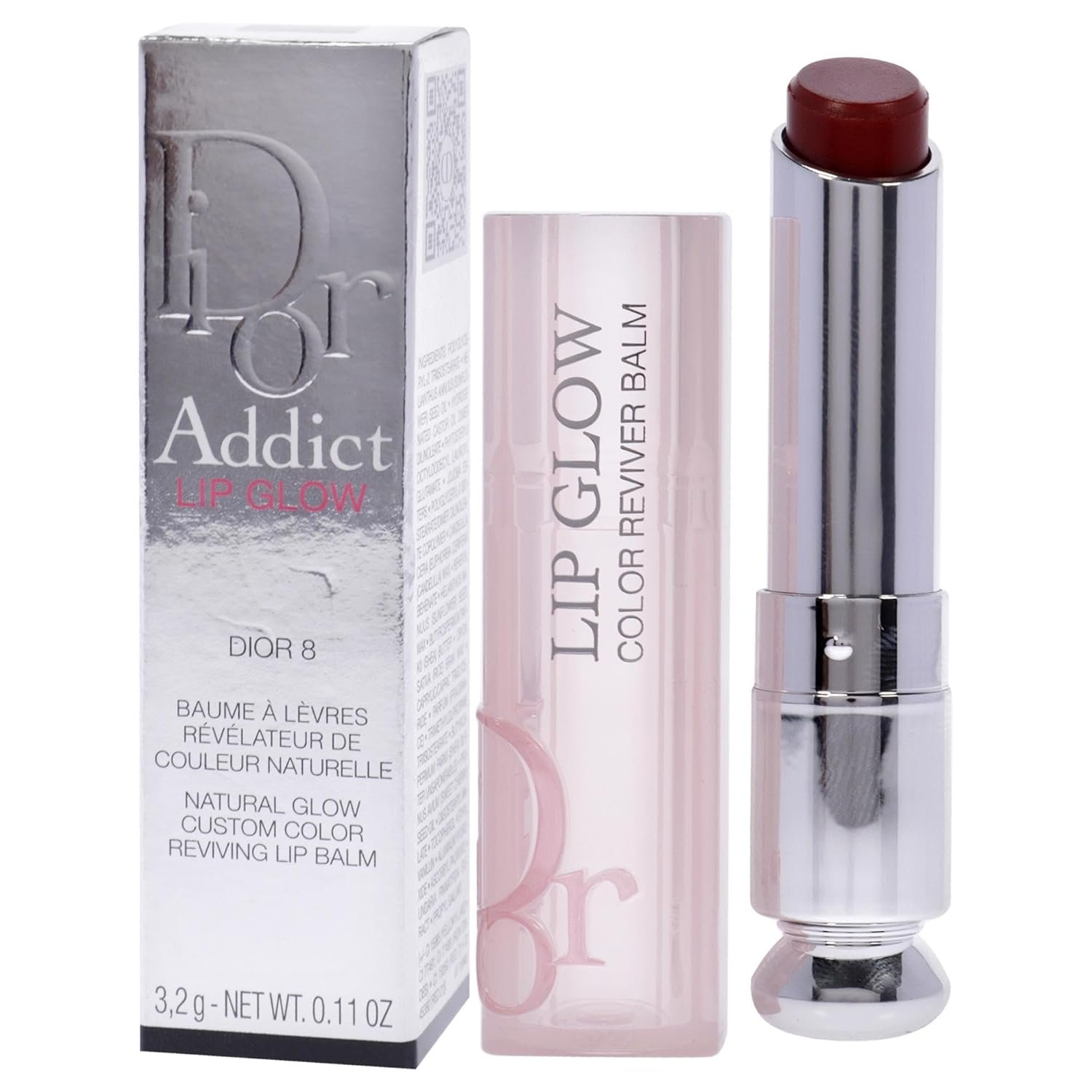 Dior Addict Lip Glow - 8 Dior by Christian Dior for Women - 0.11 oz Lip Balm - Image 6