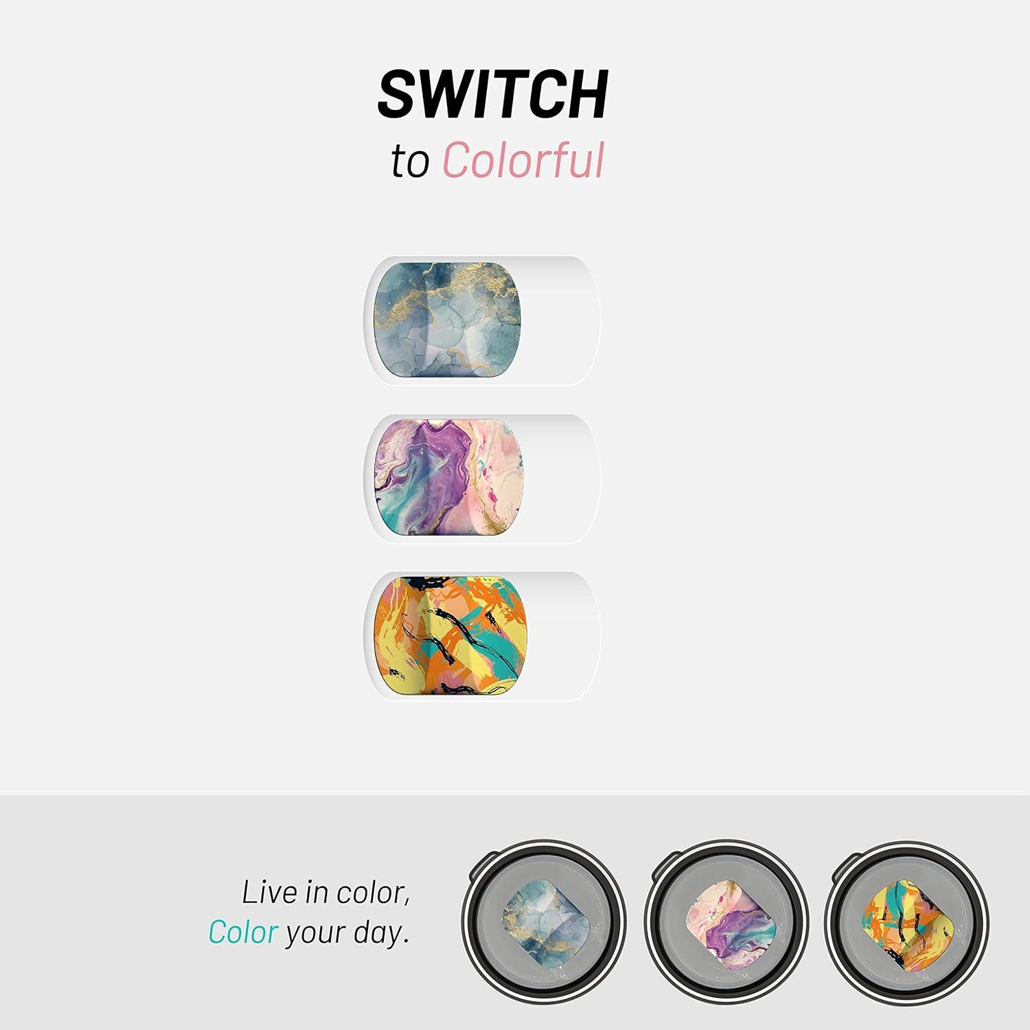 For YETI Magnetic Slider Replacement, Designed to Fit Most YETI Drinkware in 10oz, 14oz, 16oz, 20oz, 26oz, and 30oz Sizes, Stylish Design with Strong Magnet, 3 Pack - Image 8