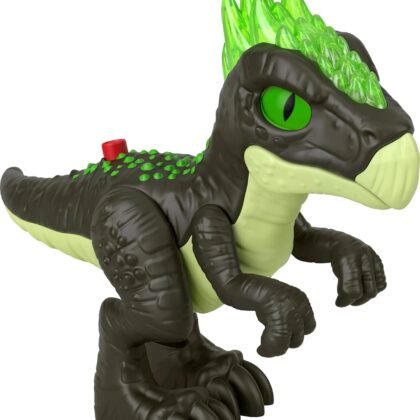 Fisher-Price Imaginext Jurassic World Dinosaur Toy Deluxe Dracorex XL 10-Inch with Lights & Sounds for Pretend Play Kids Ages 3+ Years