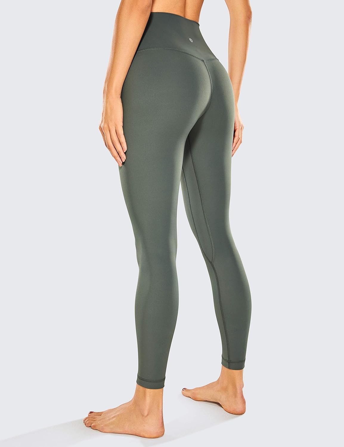CRZ YOGA Women Naked Feeling Yoga Pants 25 Inches - 7/8 High Waisted Workout Leggings - Image 2
