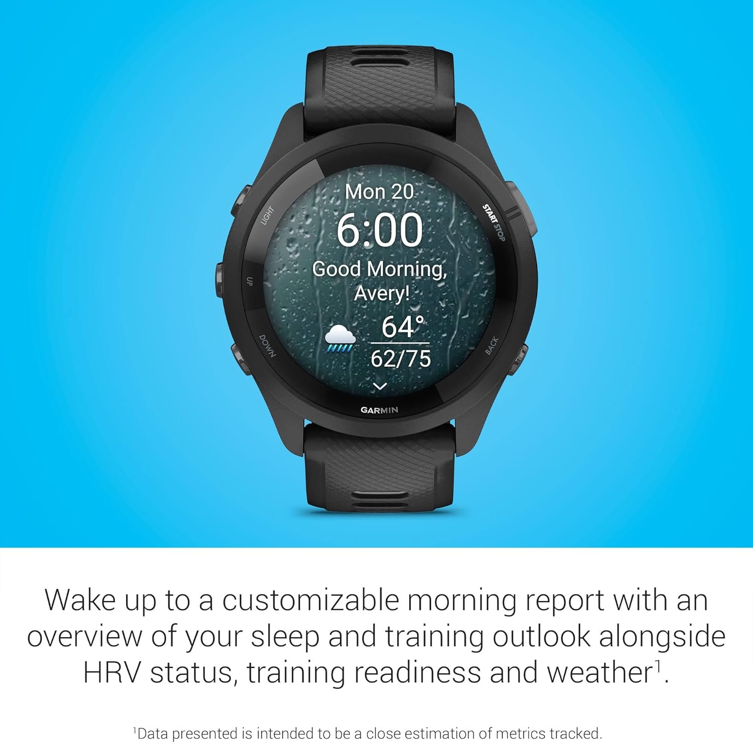 Garmin Forerunner 265 Running Smartwatch, Colorful AMOLED Display, Training Metrics and Recovery Insights, Black and Powder Gray - Image 5