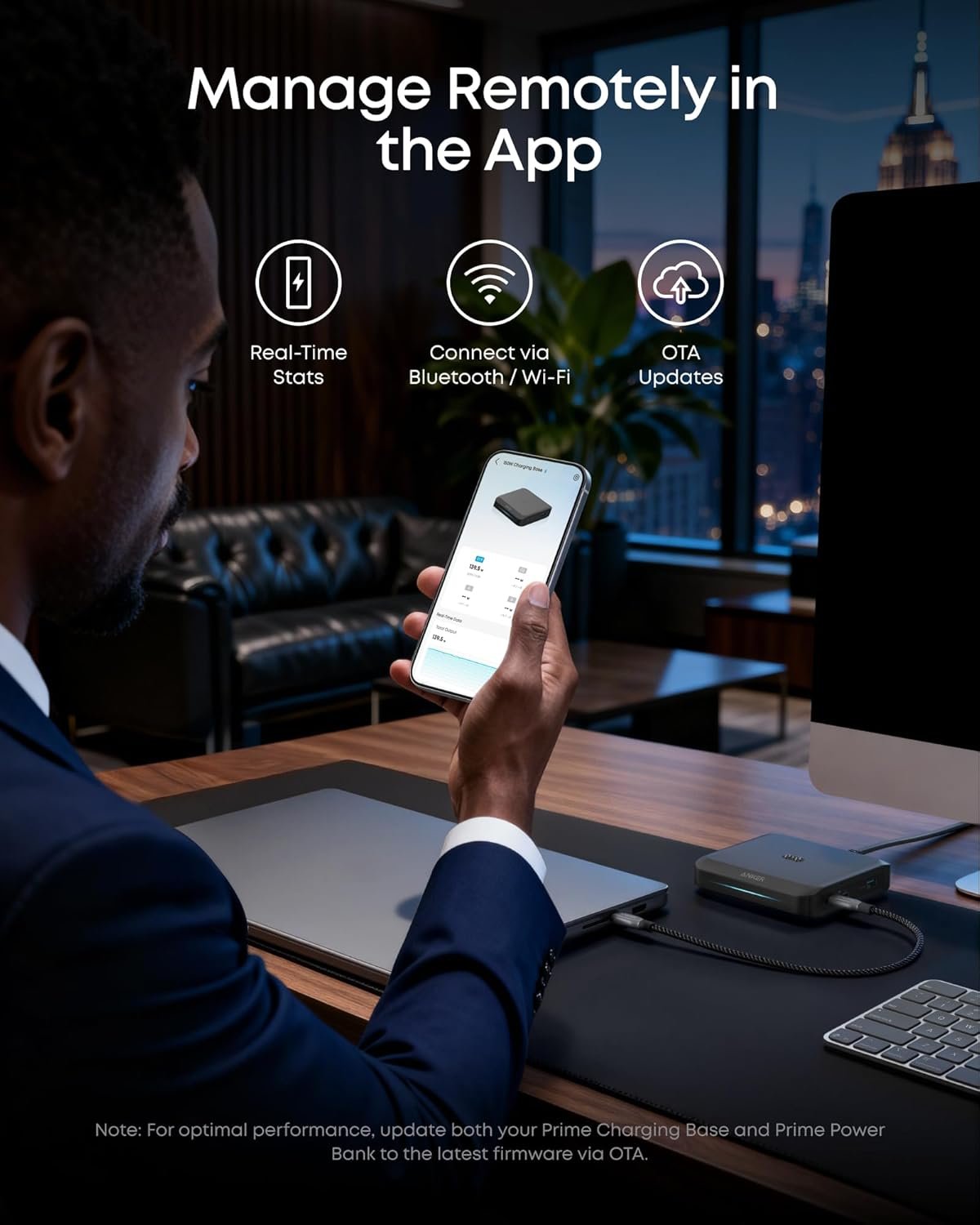 Anker Charging Base, 150W Max Charging for 4 Devices, Works with Prime Power Banks with Pogo Pin, for MacBook Pro/Air, Dell, iPhone 17/16 Series, Samsung, and More (Power Bank Not Included) - Image 6