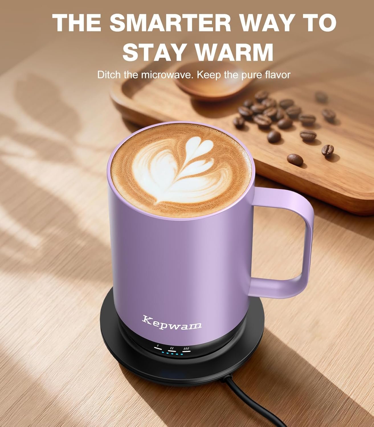 Self-Heating Coffee Mug T1, 16oz Rechargeable Heated Coffee Mug, Smart Coffee Warmer Mug with App-Controlled,Advanced Temperature-Controlled Heating Coffee Gifts for Women Men Coffee Lover - Image 7