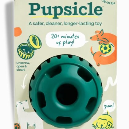 WOOF Pupsicle - Long-Lasting Interactive Dog Toy to Keep Your Pup Busy and Distracted - Safe for Dogs - Low-Mess Design - Dog Toys for Medium and Large Dogs 25-75 lbs