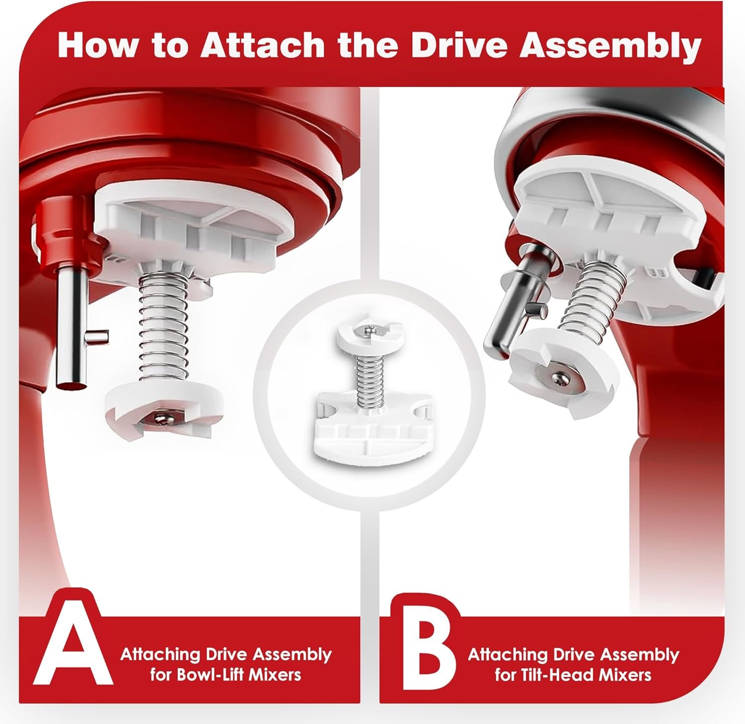 Ice Cream Maker Attachment for KitchenAid, Fits KitchenAid 4.5/5QT & 6QT Mixers, Frozen Ice Cream & Sorbet Gelato Maker, 2 Quart, White - Image 6