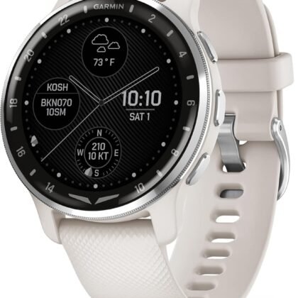 Garmin D2™ Air X10, Touchscreen Aviator Smartwatch with GPS, Aviation Weather, Call and Text, Health and Wellness Features and More, Ivory