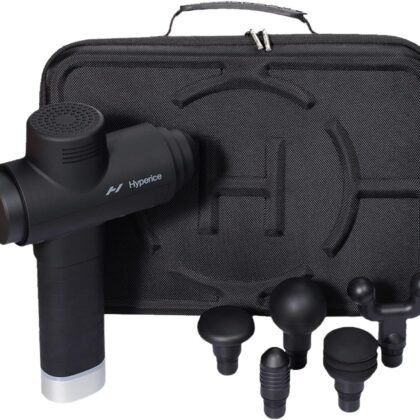 BUBM Carrying Case Compatible with Hypervolt 2 Pro,Travel Storage Organizer compatible with Hypervolt Plus Hard Shell Bag Massage Gun Device Holder