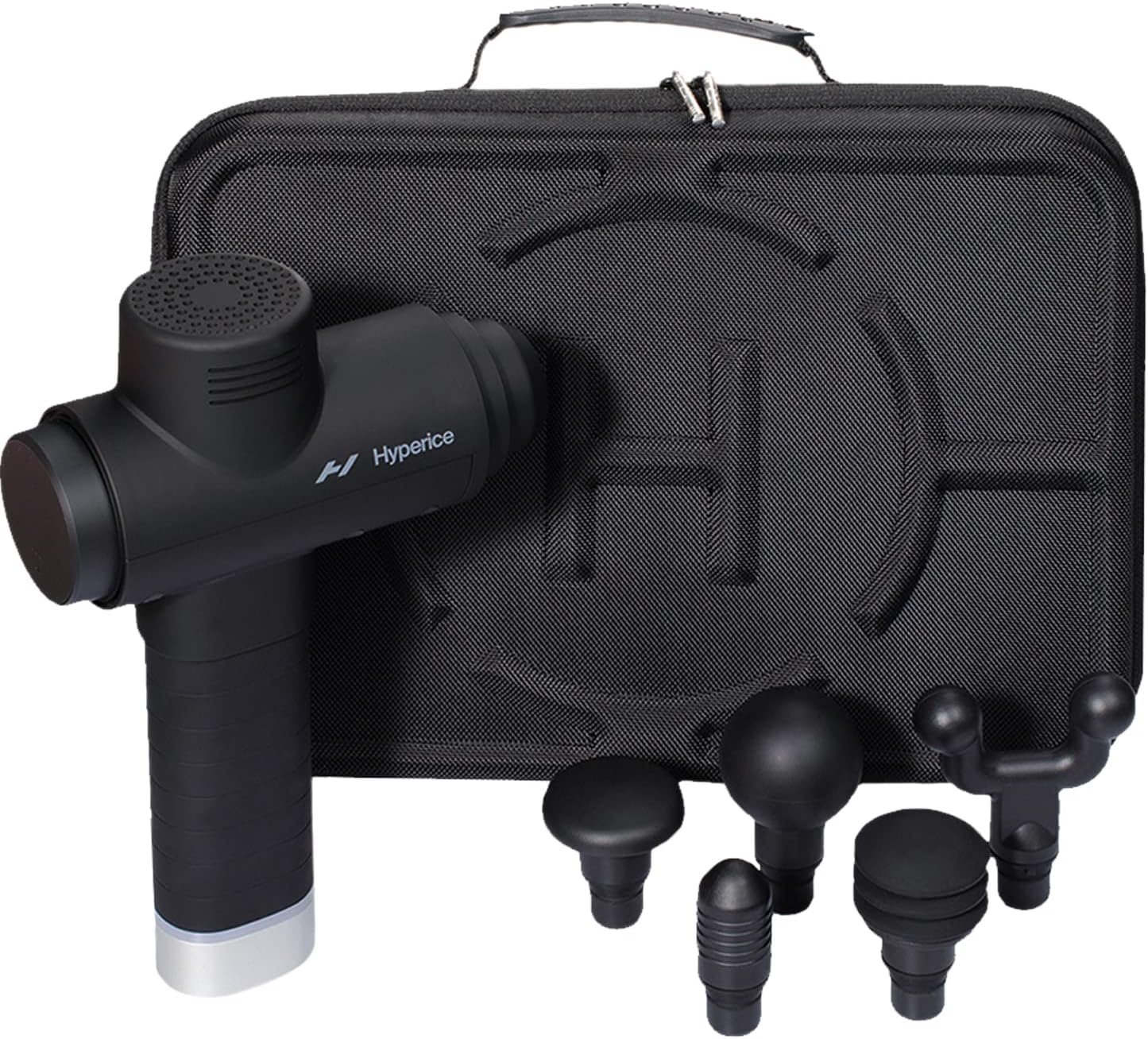 BUBM Carrying Case Compatible with Hypervolt 2 Pro,Travel Storage Organizer compatible with Hypervolt Plus Hard Shell Bag Massage Gun Device Holder