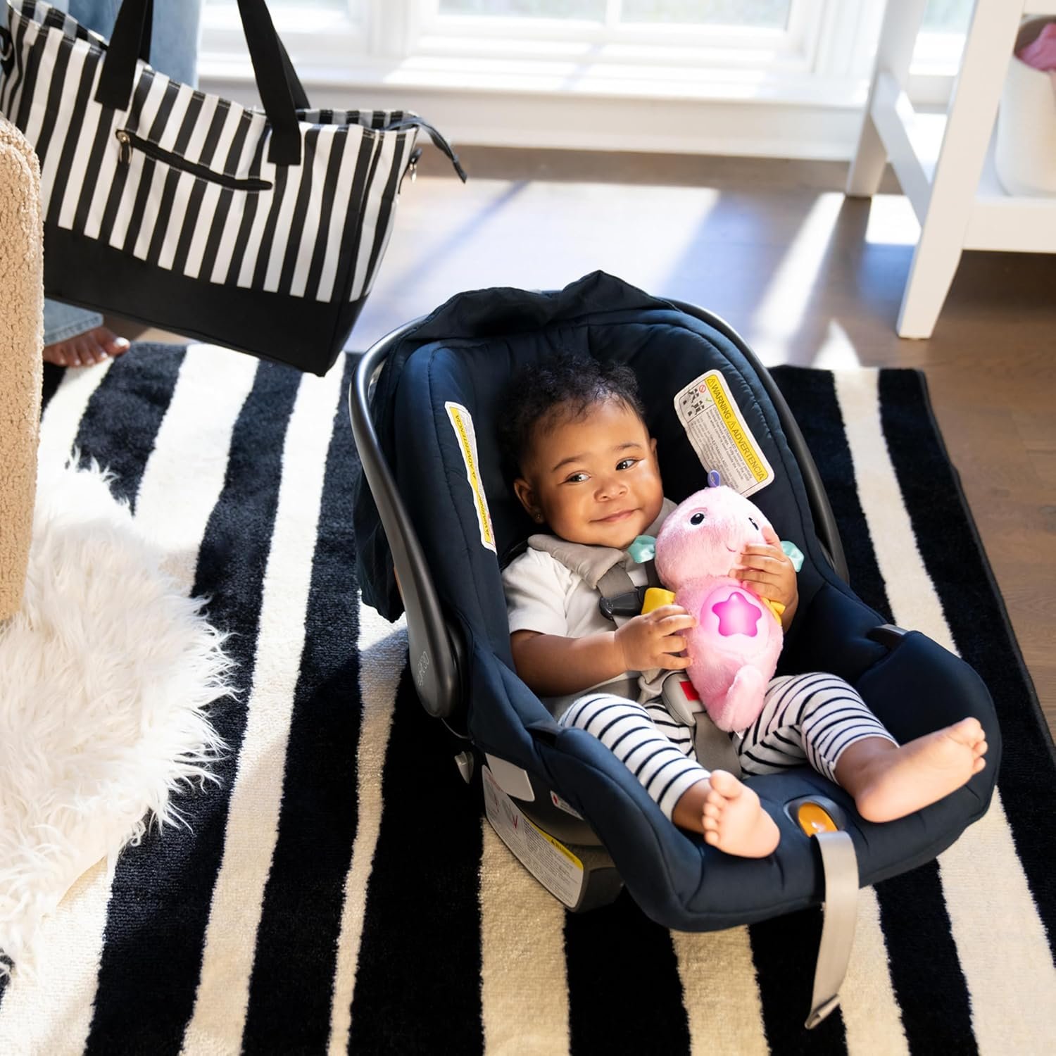 Baby Einstein Sea Dreams Seahorse Plush Soother Toy, with Music and Lights, Ages 0 Months and Up, Pink - Image 14