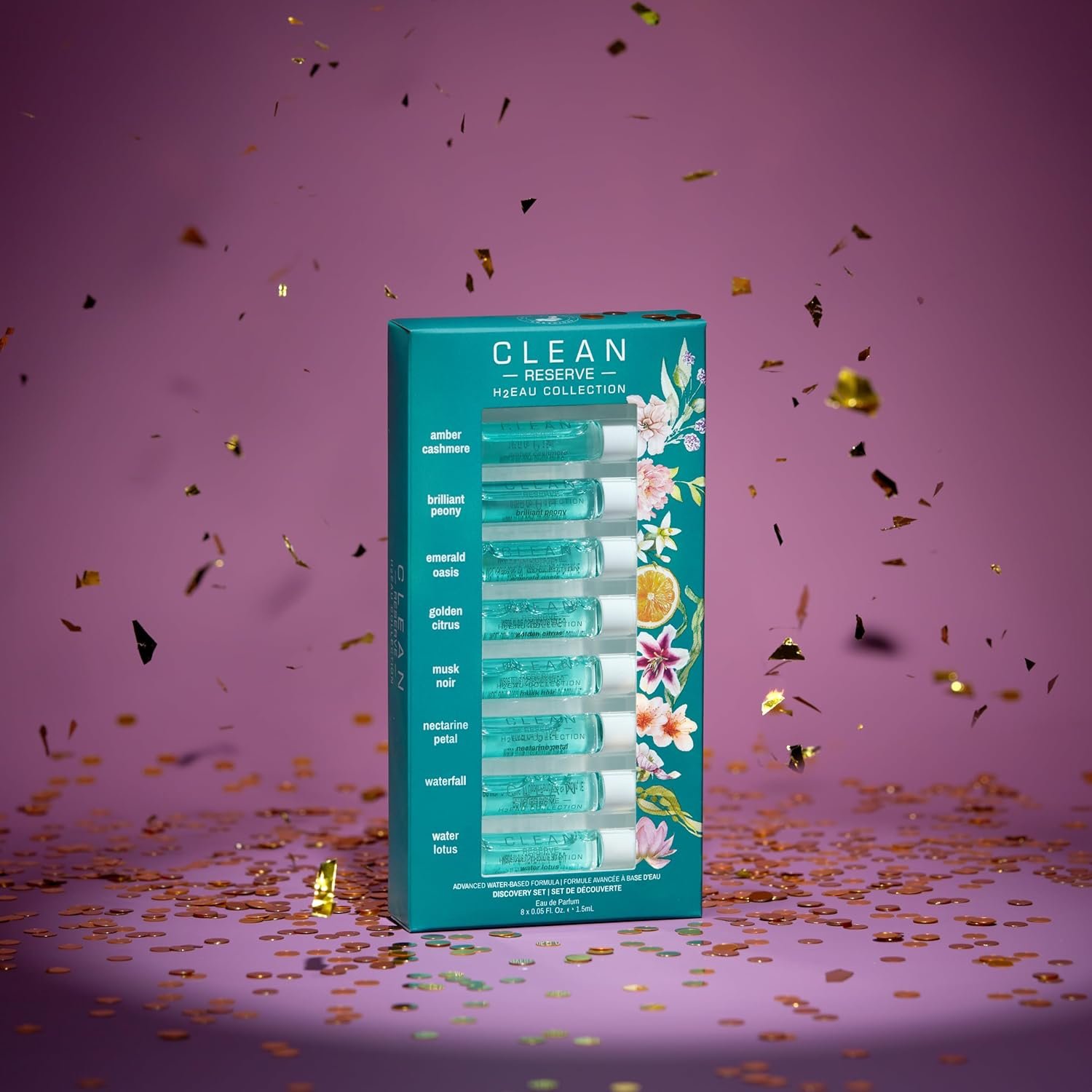 CLEAN H2EAU Fragrance Discovery Gift Set, Travel Mini Size, Water-Based Layerable Daily Perfume, Cruelty-Free, Ethyl Alcohol, Phthalate & Paraben Free - Image 12