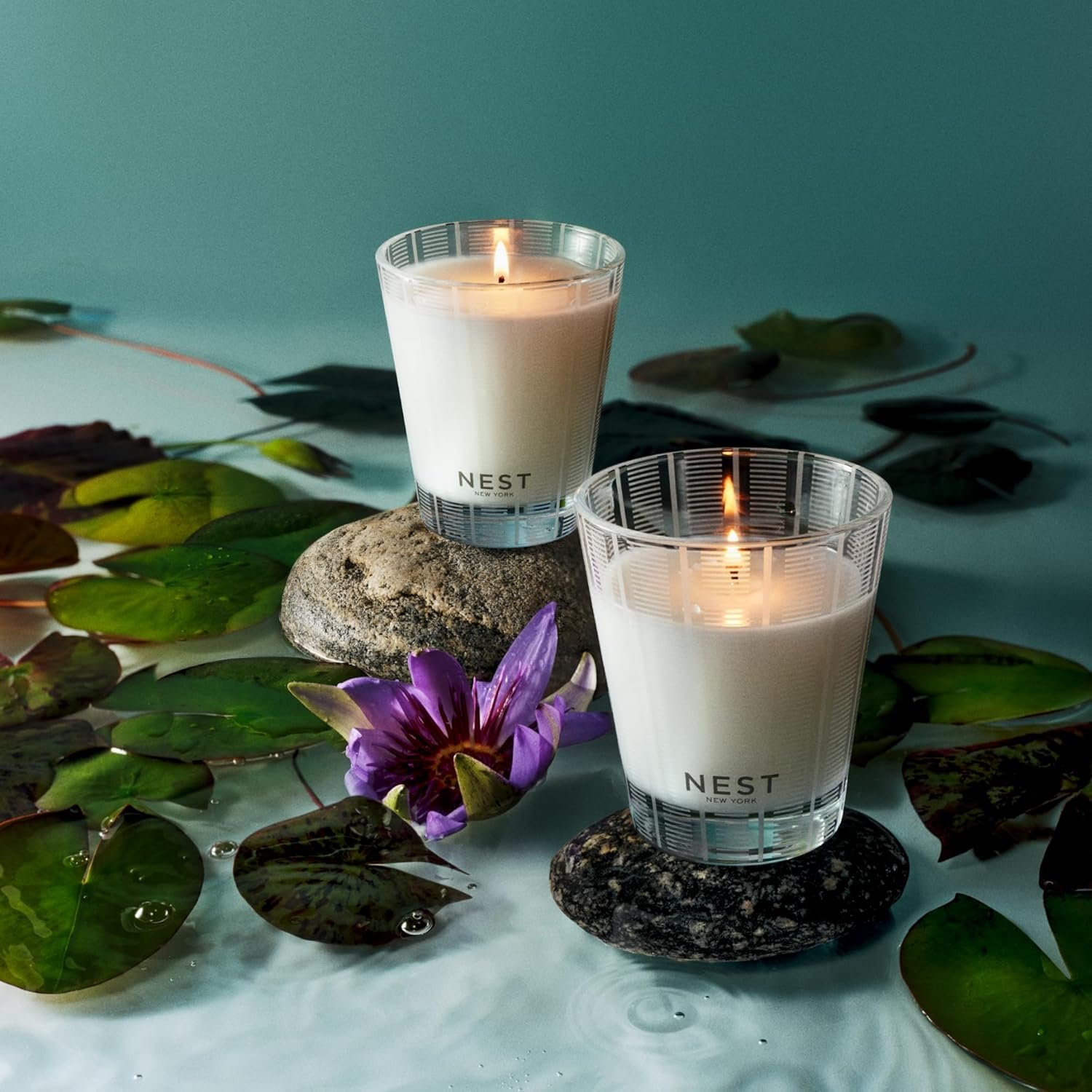 NEST New York Scented Classic Candle, Forest Rain - 8.1 oz - Up to 60-Hour Burn Time - Reusable Glass Vessel - Image 6